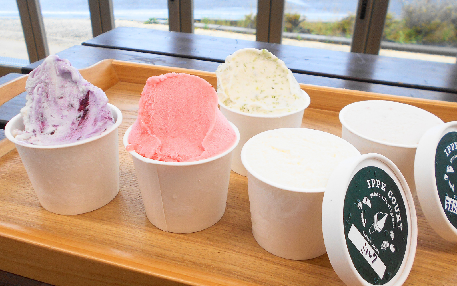 旬のフルーツや野菜のジェラートセット(8月) | 新潟ごっつぉ産直便