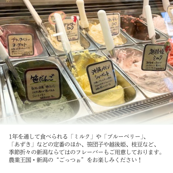 いっぺこ〜との旬のジェラートセット【7月】 | 新潟ごっつぉ産直便